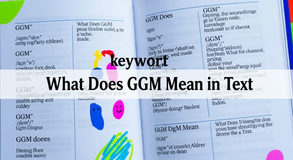 What Does GGM Meaning