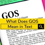 What Does GOS Mean in Text