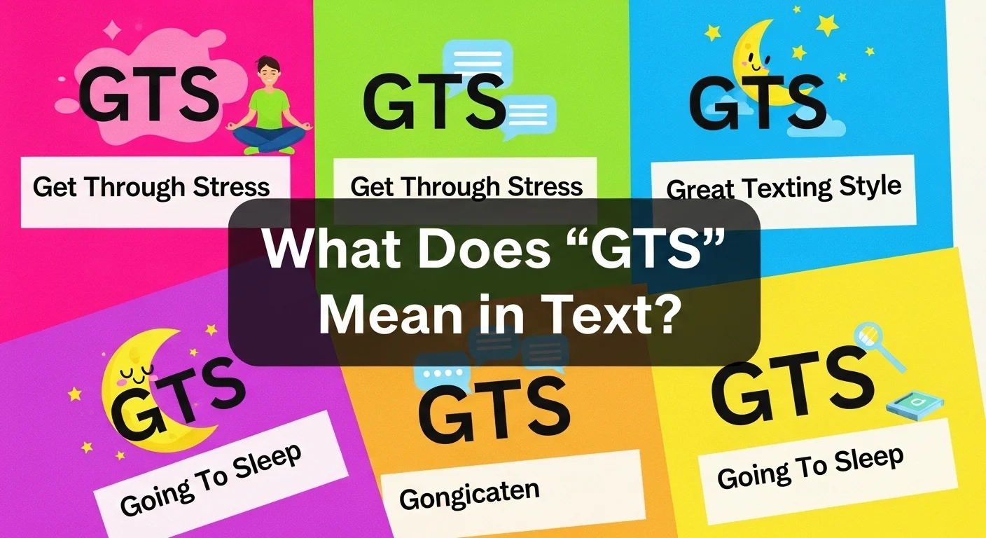 What Does “GTS” Mean in Text