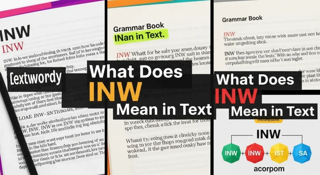 What Does INW Mean in Text