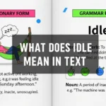What Does Idle Mean in Text