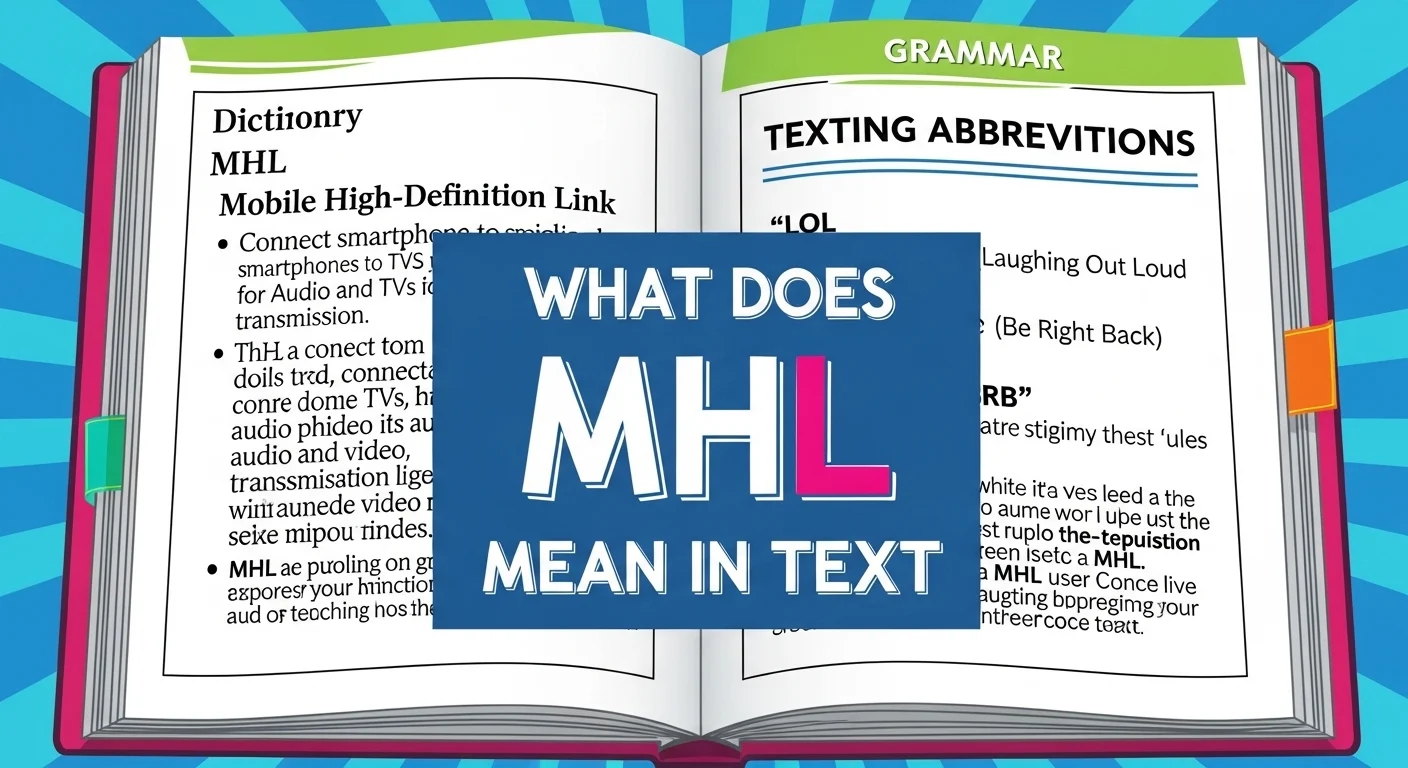 What Does MHL Mean in Text