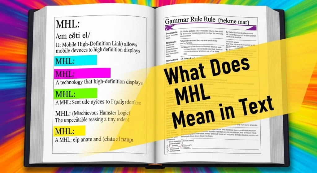 What Does MHL Meaning
