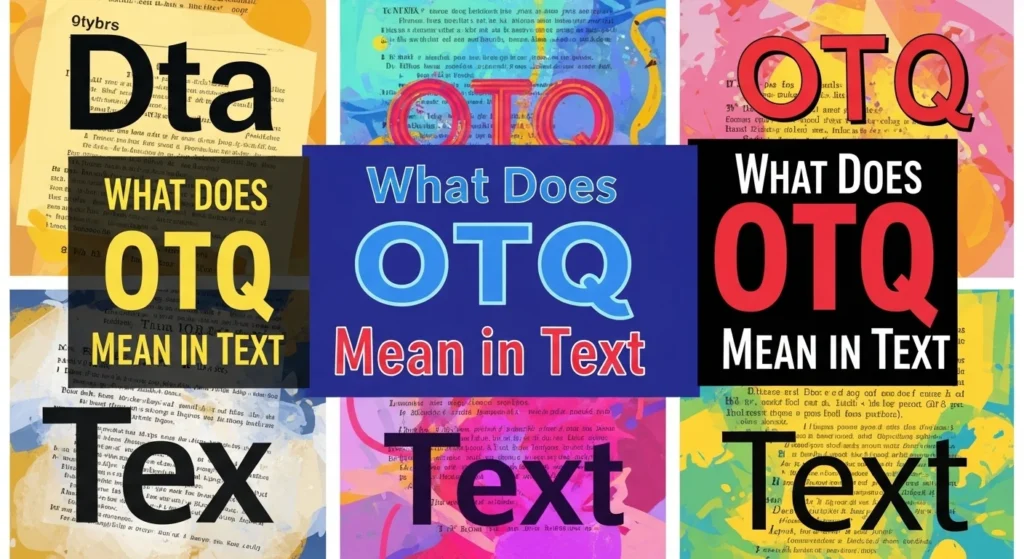 What Does OTQ Mean in Text