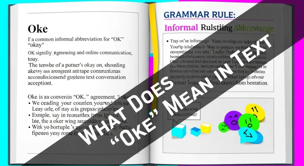 What Does “Oke” Meaning