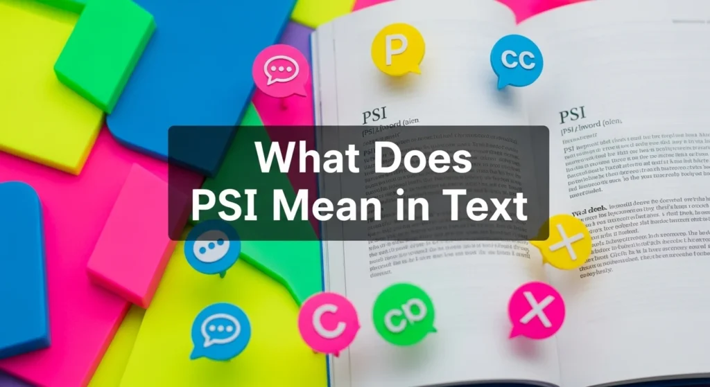 What Does PSI Mean in Text