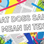 What Does Salts Mean in Text