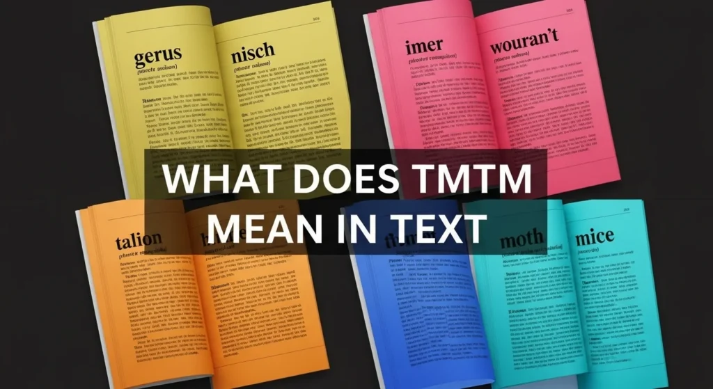 What Does TMTM Mean in Text