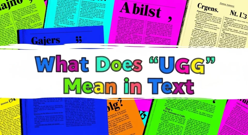 What Does “Ugg” Meaning