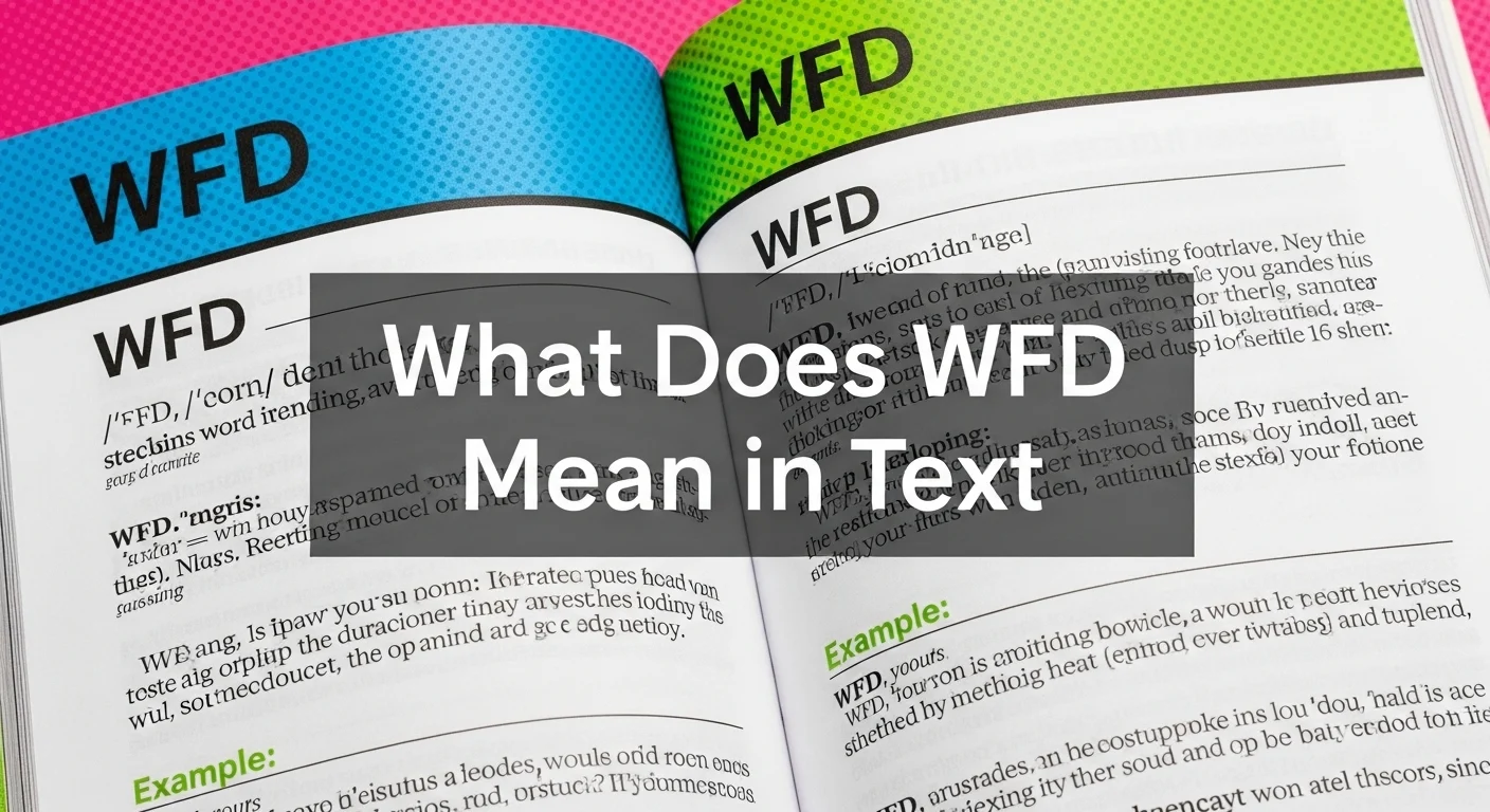 What Does WFD Mean in Text