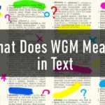What Does WGM Mean in Text