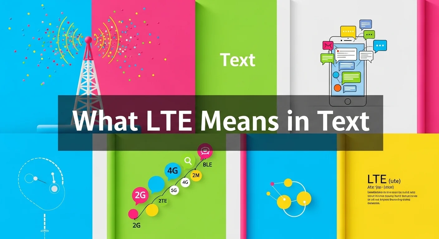 What LTE Means in Text