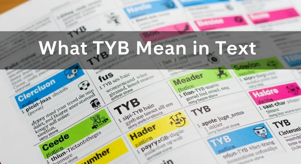 What TYB Mean in Text