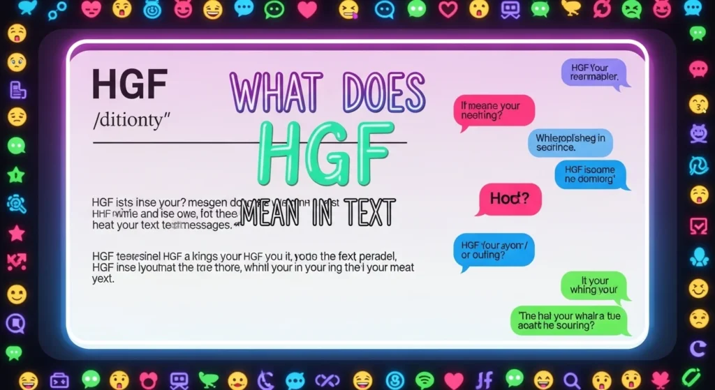 What Does HGF Mean in Text
