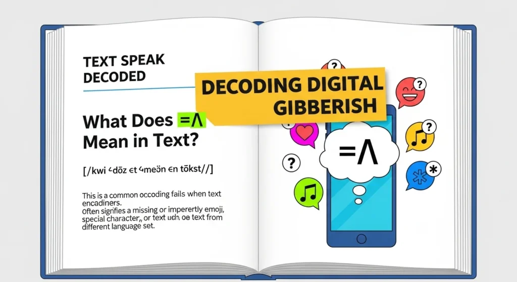 What Does =锟絶锟� Mean in Text