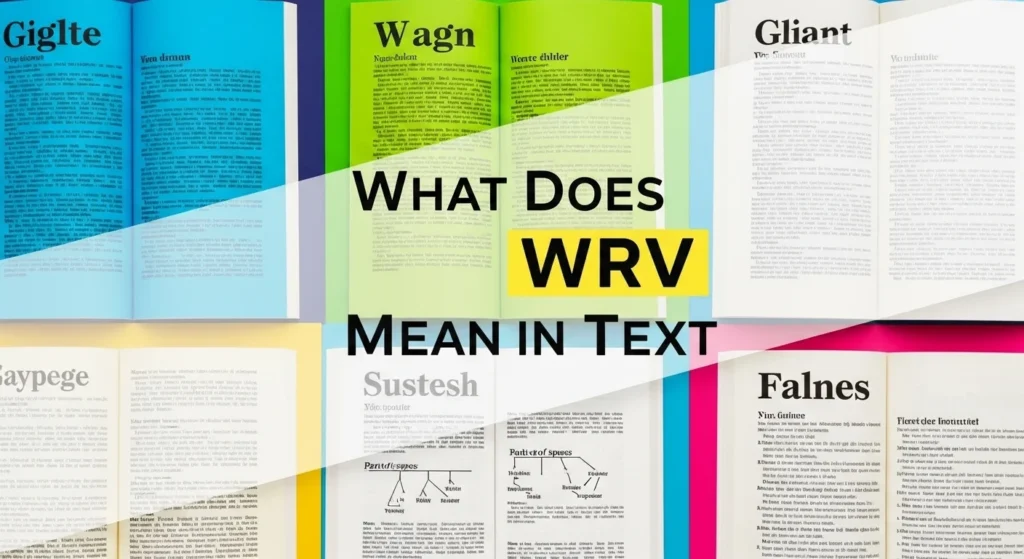 What Does WRV Mean in Text