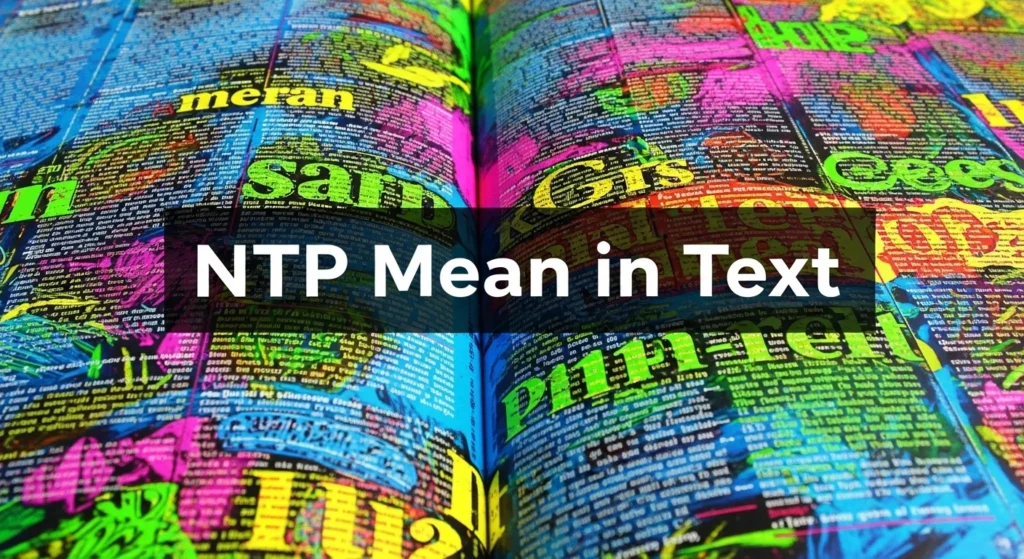 NTP Mean in Text