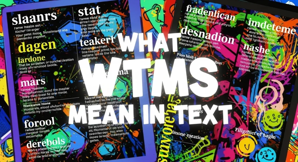 What WTMS Mean in Text