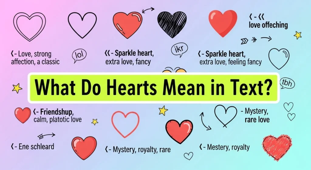 What Do Hearts Mean in Text