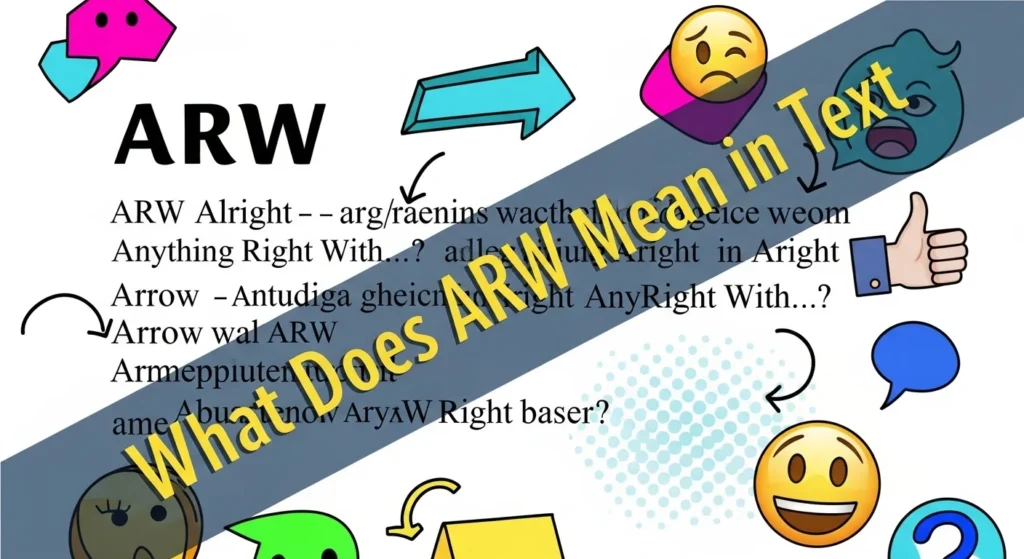 What Does ARW Mean in Text