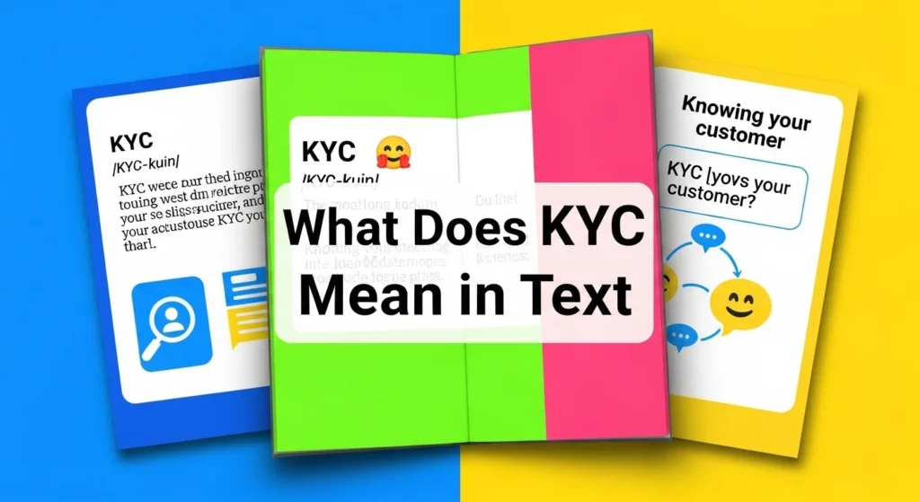 What Does KYC Mean in Text