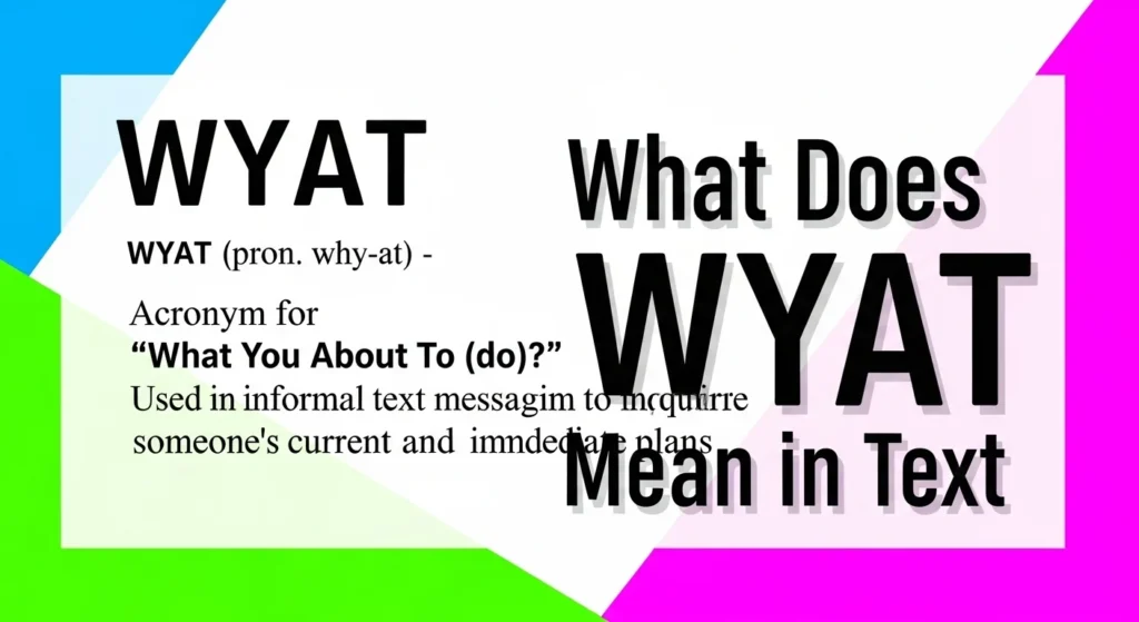 What Does WYAT Mean in Text