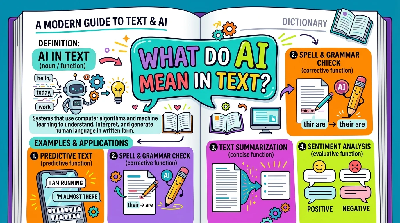 What Do AI Mean in Text
