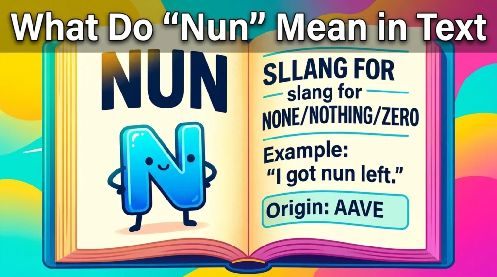 What Do “Nun” Meaning
