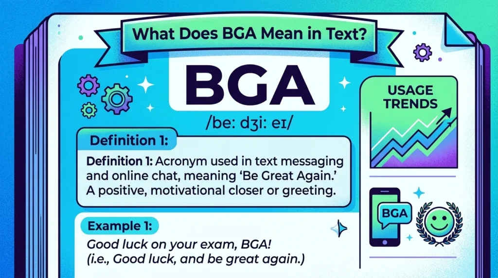 What Does BGA Meaning