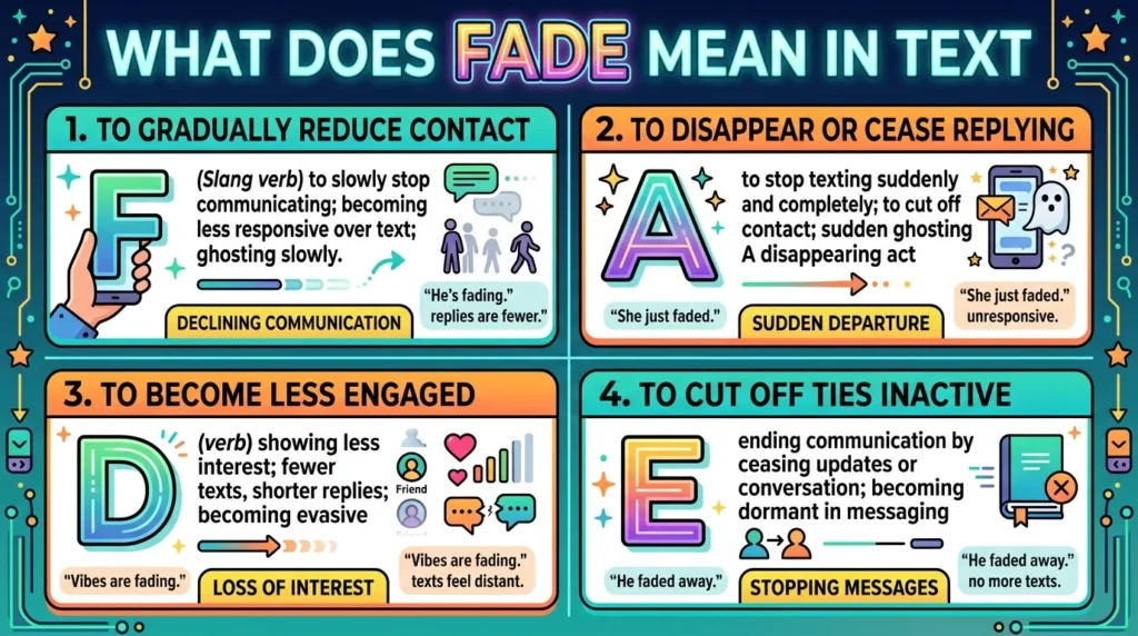 What Does Fade Mean in Text