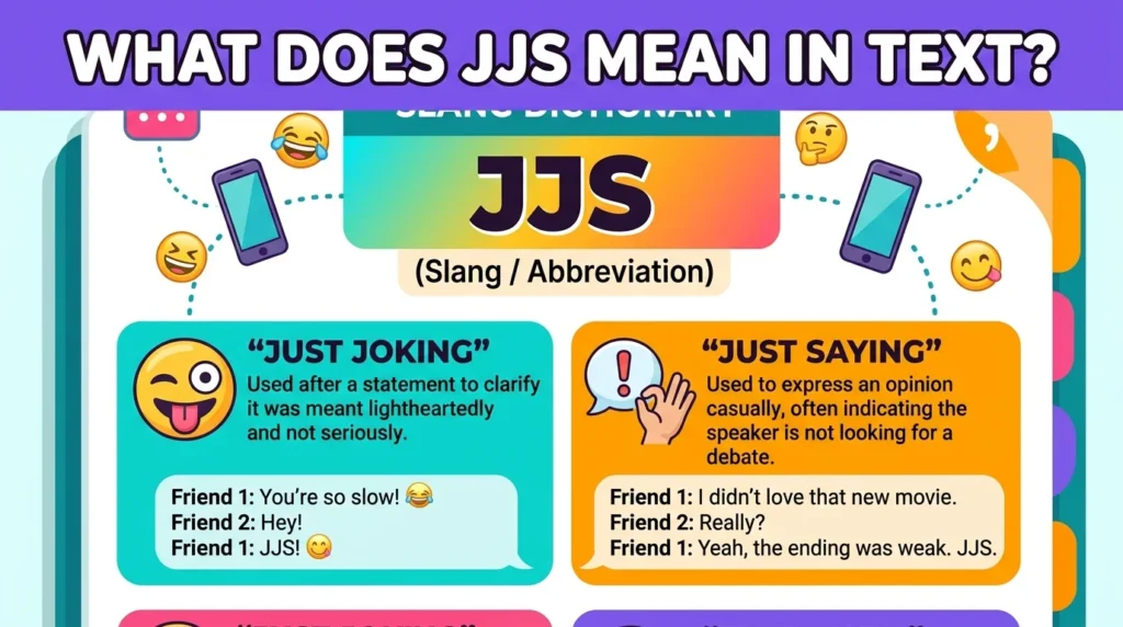 What Does JJS Mean in Text