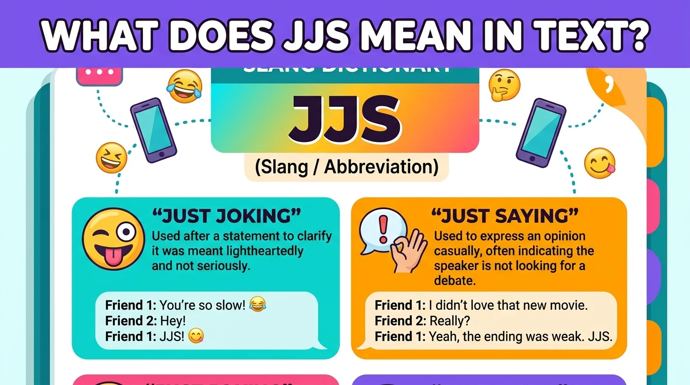 What Does JJS Mean in Text