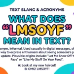 What Does LMSOYF Mean in Text