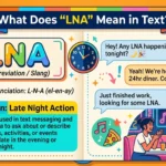What Does “LNA” Mean in Text