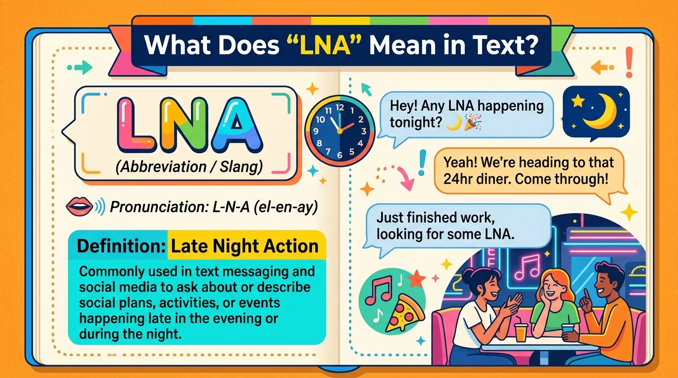 What Does “LNA” Mean in Text