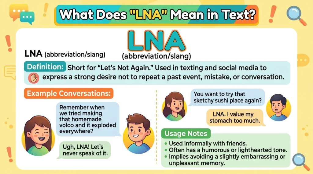 What Does “LNA” Meaning