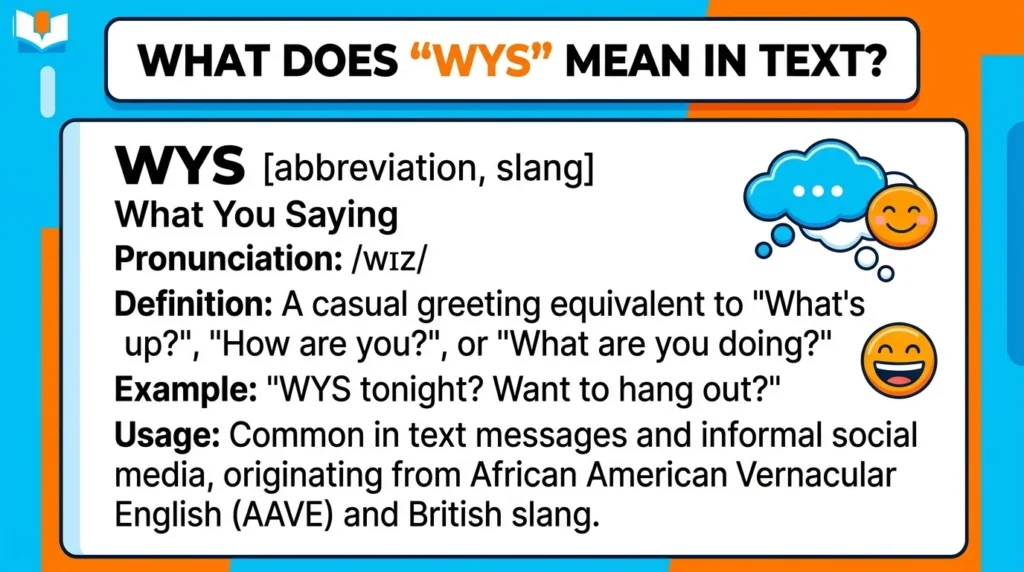 What Does “WYS” Meaning