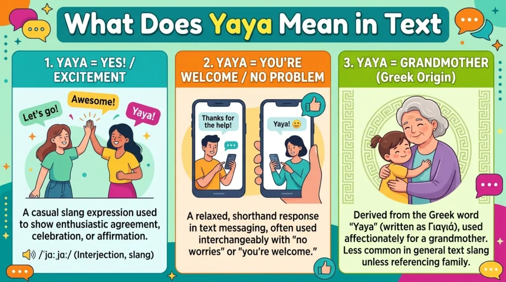 What Does Yaya Meaning