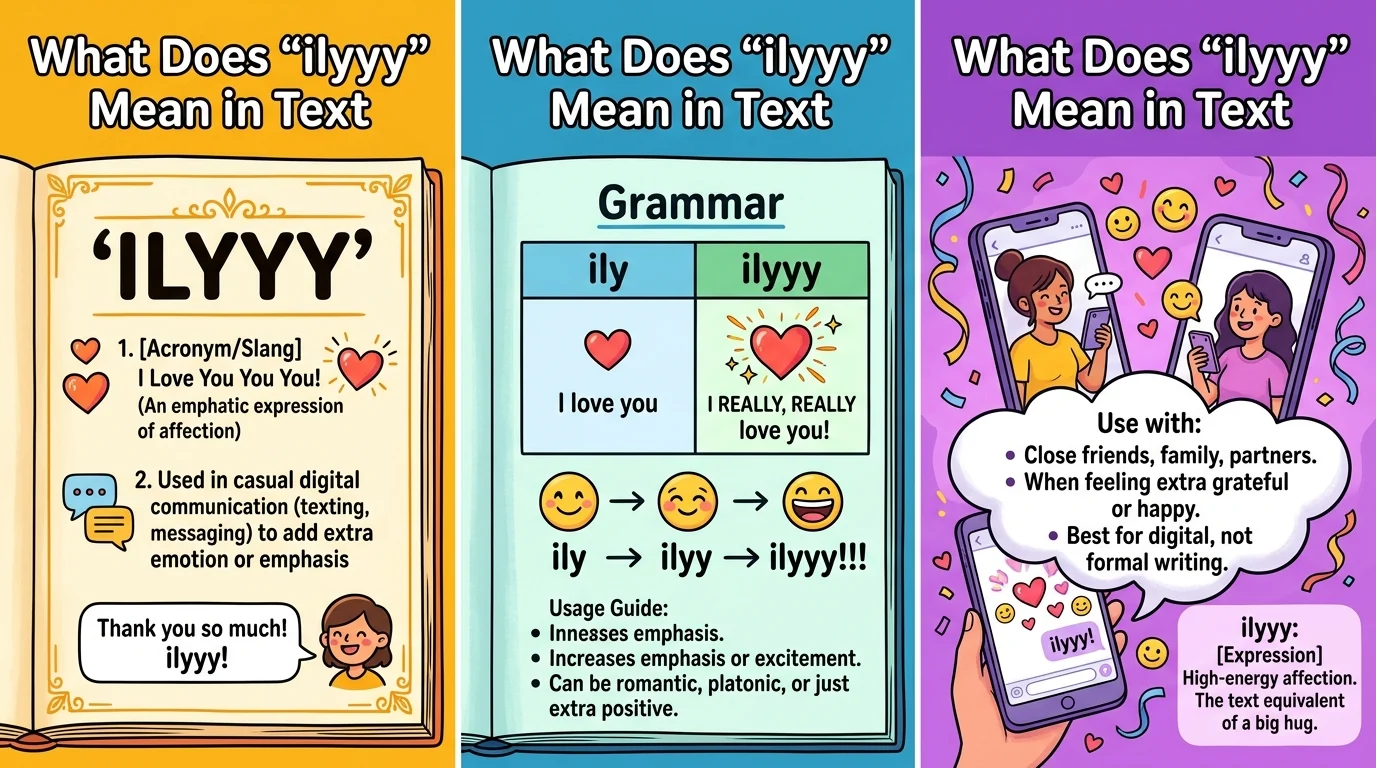 What Does “ilyyy” Mean in Text
