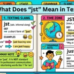 What Does “jst” Mean in Text