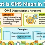 What Is OMS Mean in Text