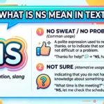 What is NS Mean in Text