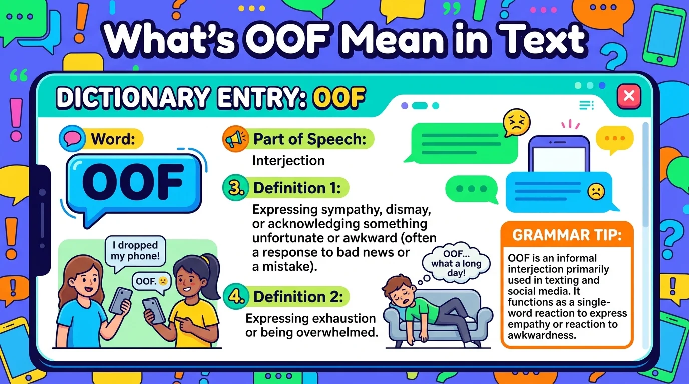 What’s OOF Mean in Text