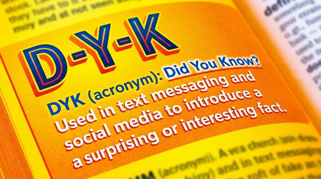 DYK Meaning