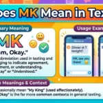 Does MK Mean in Text