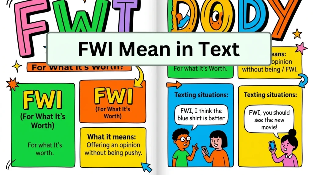 FWI Mean in Text