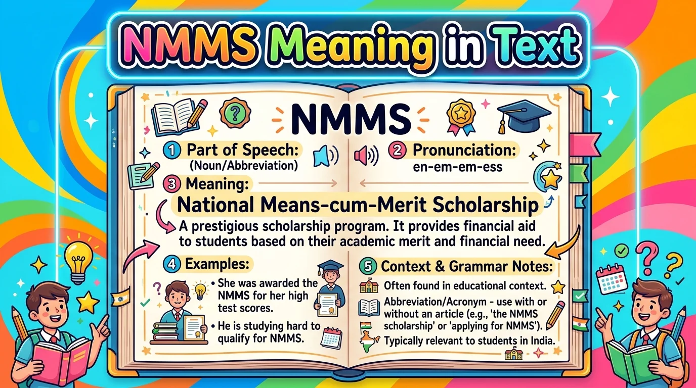 NMMS Meaning in Text
