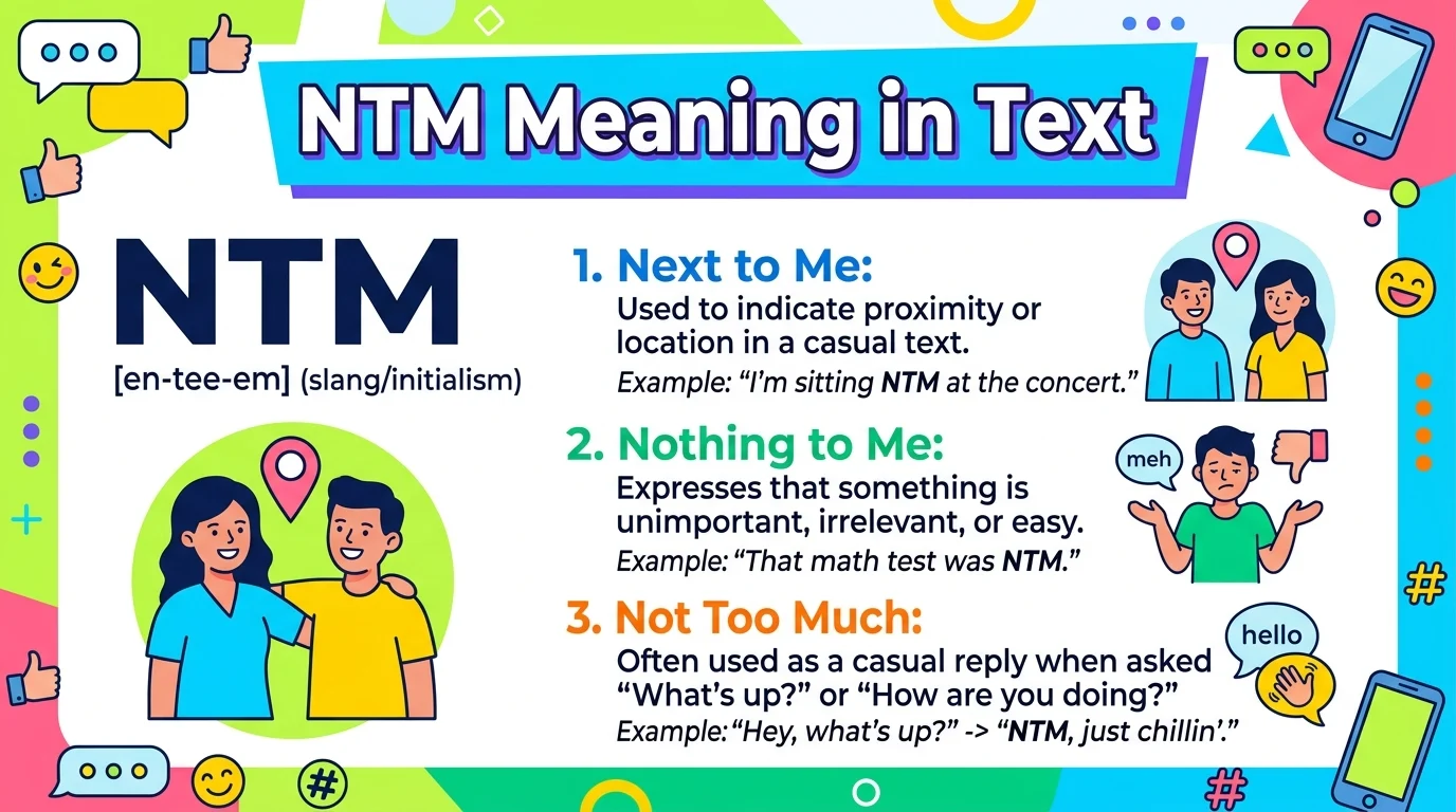 NTM Meaning in Text