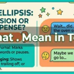 What . Mean in Text