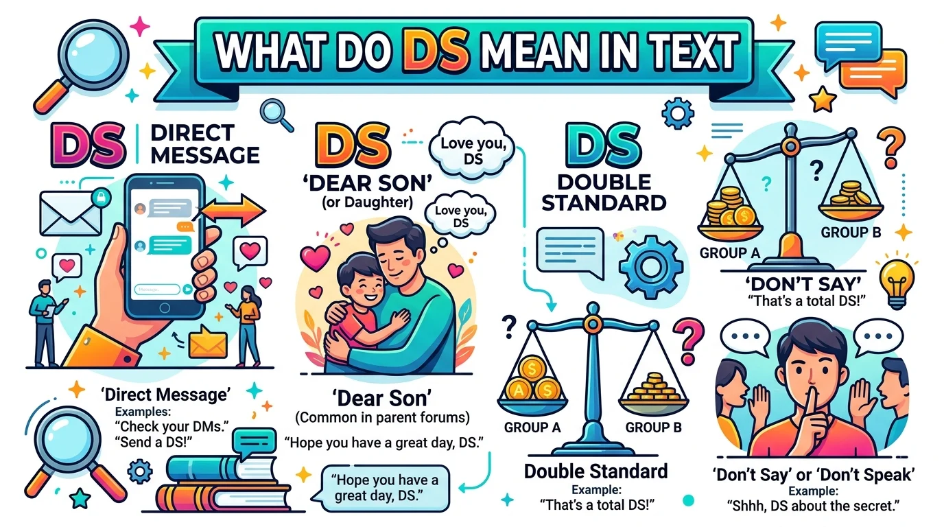 What Do DS Mean in Text